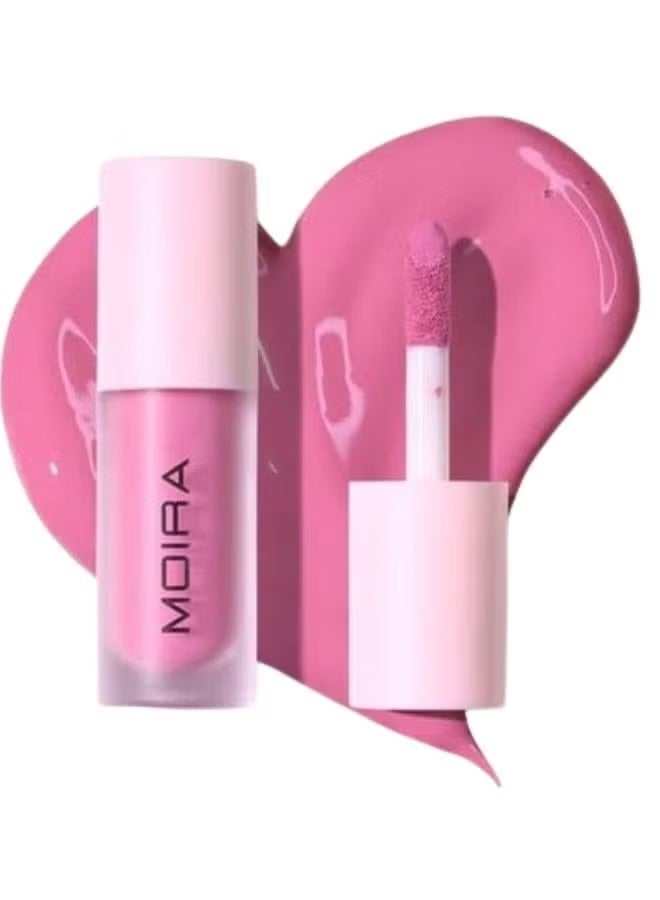 MOIRA Love Steady Liquid Blush – 06: Idealy, Lightweight Buildable Formula, Long-Lasting Dewy Finish, Hydrating & Blendable, Vegan & Cruelty-Free, 0.17 fl. oz (5 ml)