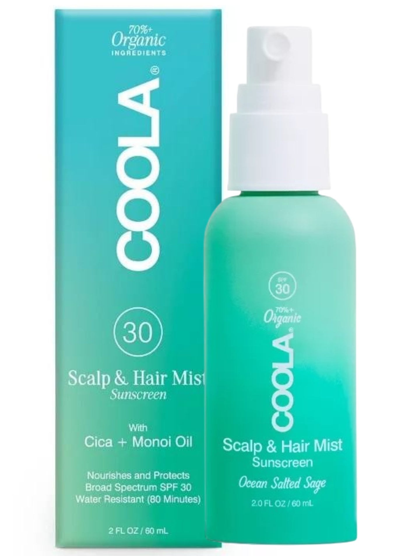 Scalp & Hair Mist Sunscreen with Cica + Monoi Oil, 2 fl oz