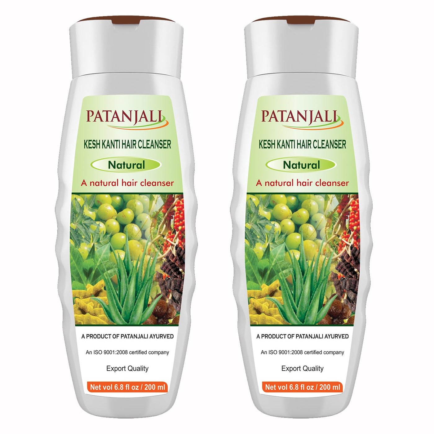 Patanjali Kesh Kanti Natural Hair Cleanser - 200ml / 6.8 fl oz - (Pack of 2)