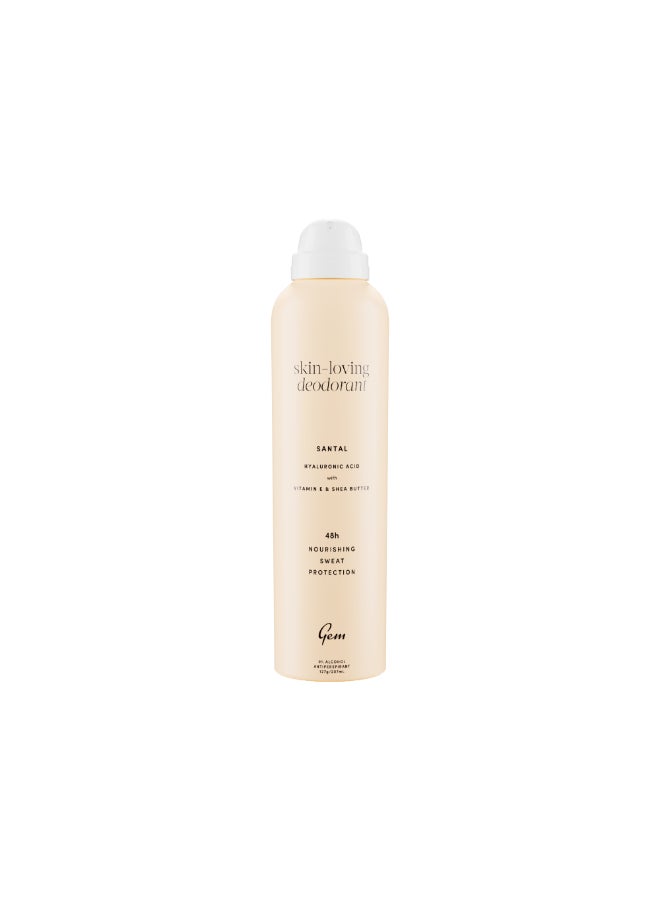 Santal Deodorant 207ml – Long-Lasting Body Deodorant Spray with Warm Woody Sandalwood Fragrance, Odour Protection & Freshness