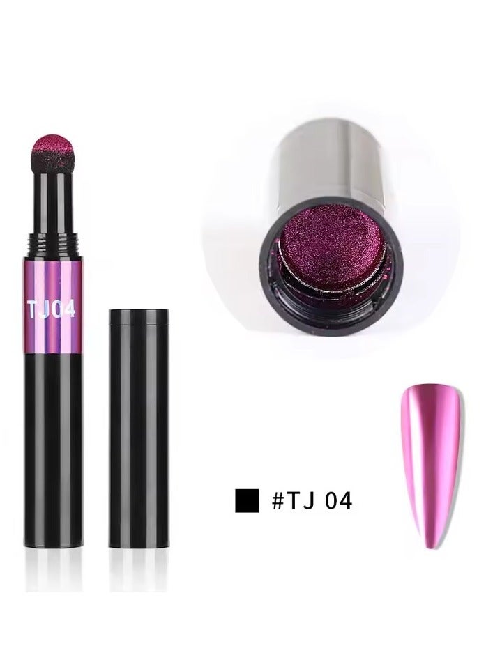 Nail Art Glitter Mirror Powder Air Cushion Magic Pen Effect Chrome Pigment For Decorations UV Gel Polish Dust Nail Decor