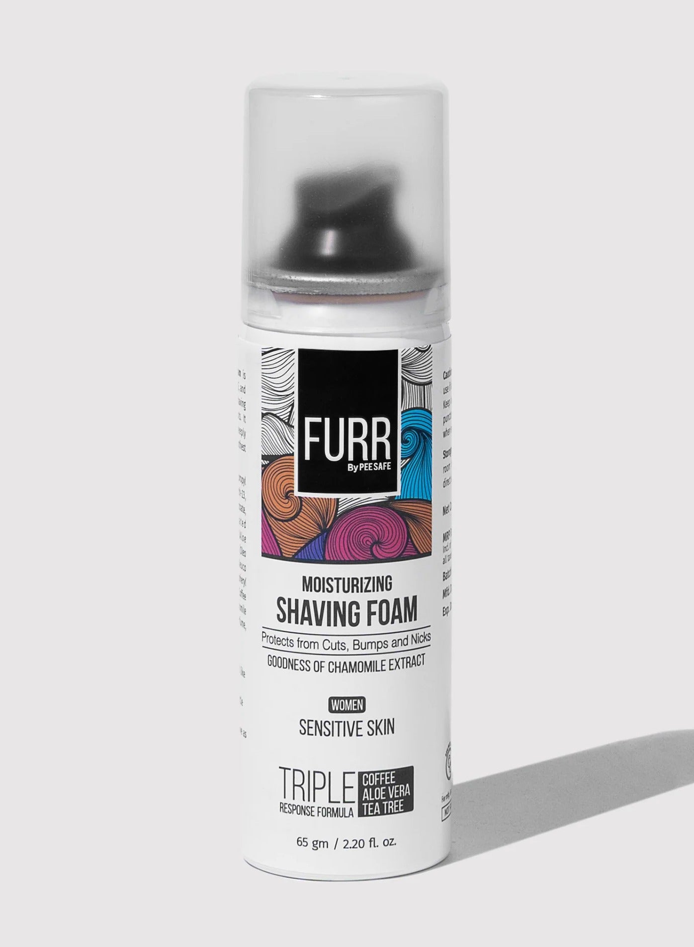 Moisturizing Shaving Foam For Women 65 Gm For Sensitive Skin With Anti Bacterial Properties