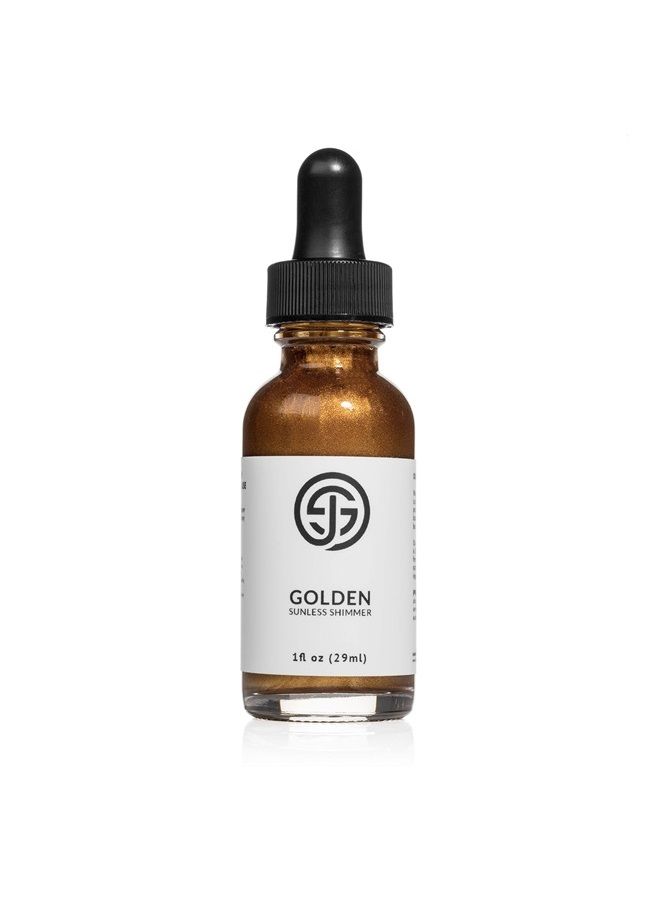 Golden Shimmer Drops - Sunless Glitter Additive - 1oz