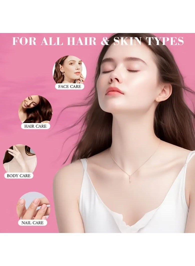 ROZINO  Rosehip Seed Oil - Pure & Natural, Moisturizing for Face & Hair, Prevents Dryness,, High-end Skincare, Facial Skin Nourishment