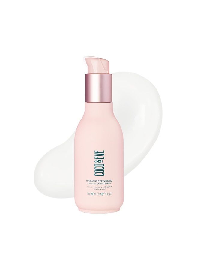 Hydrating & Detangling Leave-In Conditioner. Coconut, Avocado Oil, Vitamin A & E to Nourish, De-frizz, Detangle, Minimise Breakage & Split Ends. (5.07 fl oz)