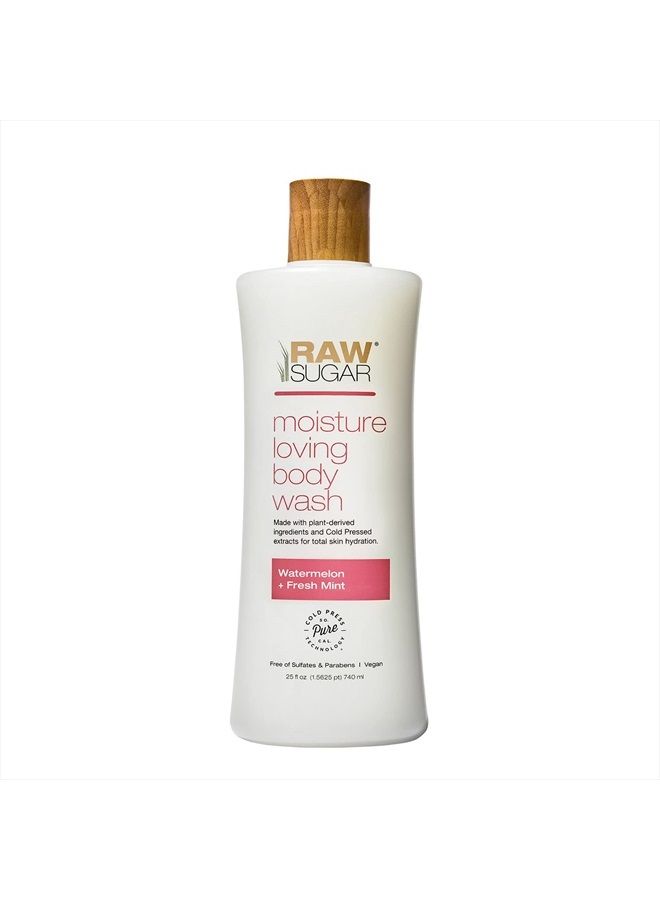 Raw Sugar, Body Wash Watermelon & Mint, 25 Ounce