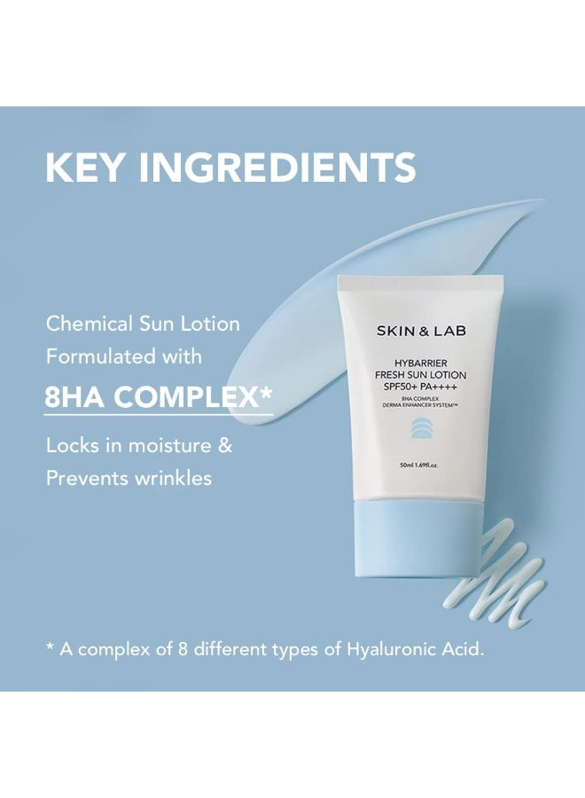 Hybarrier Fresh Sun Lotion Spf50+ Pa++++ 50Ml - image 3