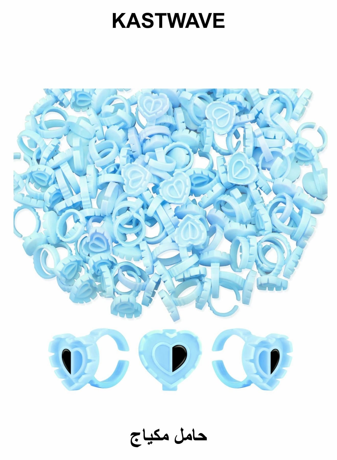 Lashes Glue, Cup Plastic Makeup Holder, Suitable for applying lipstick