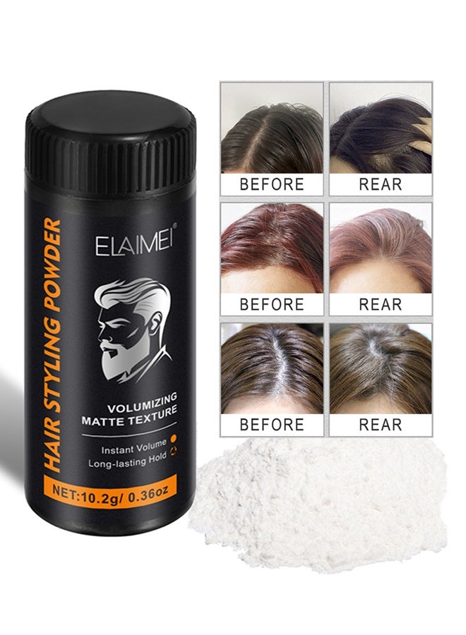 Hair Styling Powder- Light Control -Fluffy Mattifying Texturizing & Volumizing Hair Concealer Powder Hair Volume Dust Hair Styling Powder Unisex 10.2g