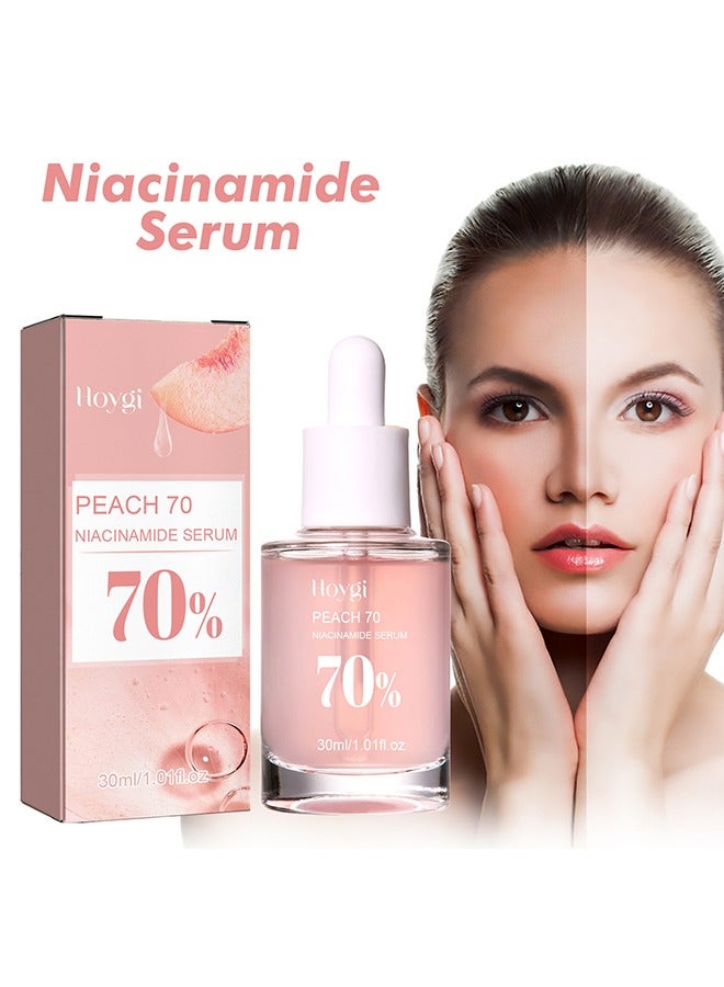 Peach 70 Niacinamide Serum 70%,Brightening Face Serum 30ml