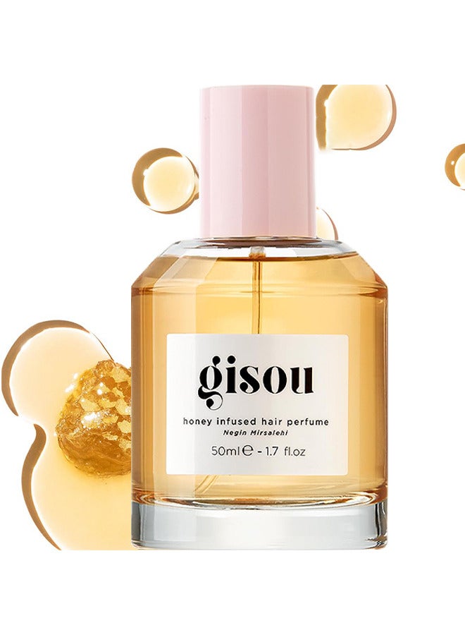 Honey Infused Hair Perfume 50ML, Enriched Delicate Hair Oil, Nourishing And Hydrating Hair Shine Spray, 1.7oz