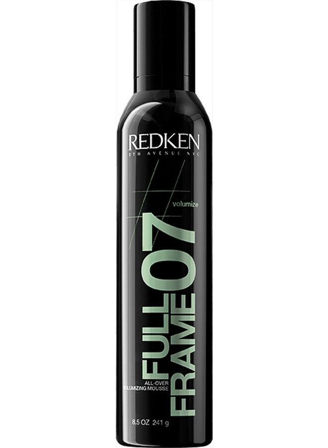 Redken Full Frame 07 All-Over Volumizing Mousse | For All Hair Types | Adds Volume & Anti-Frizz Protection | 8.5 Oz