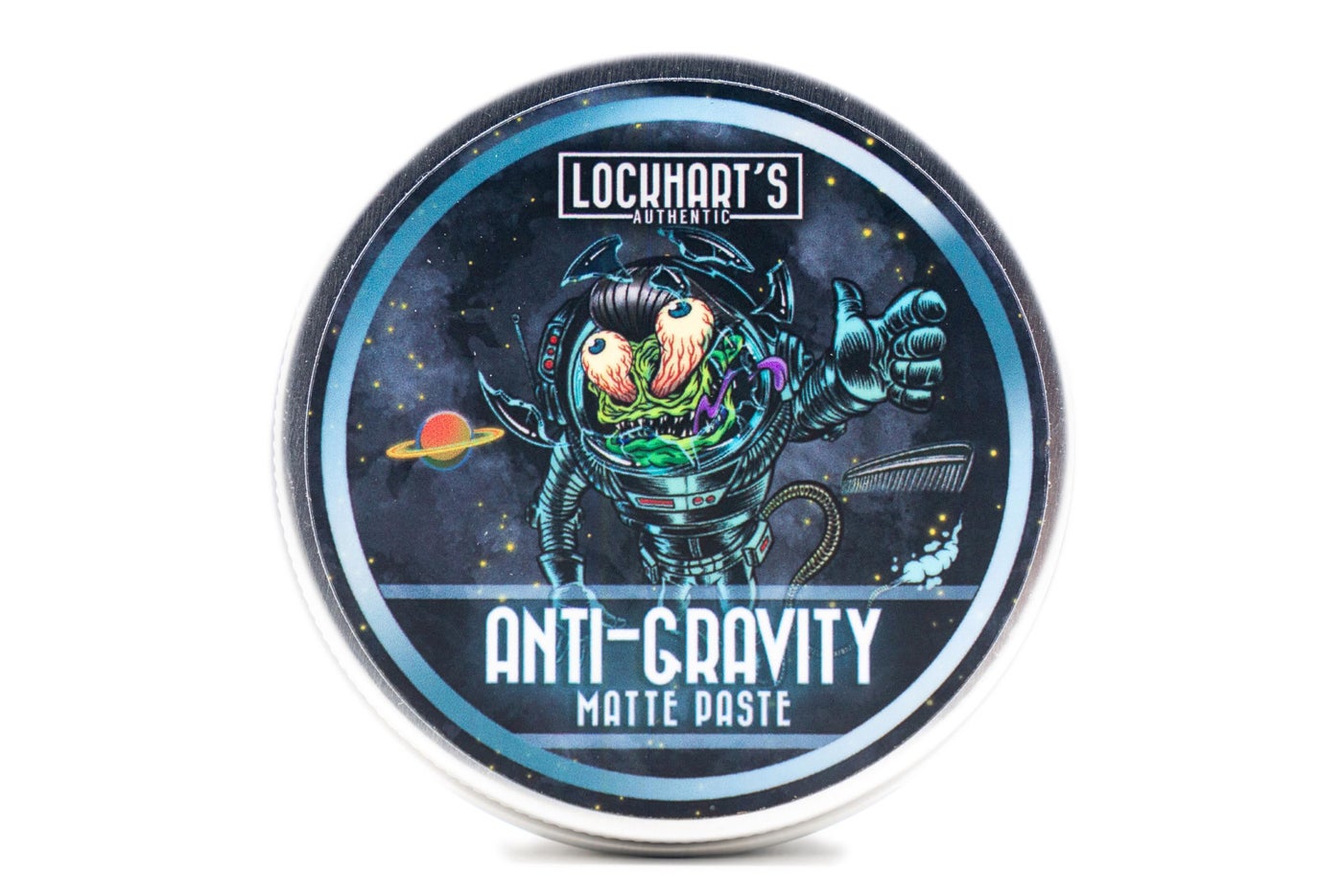 Lockhartâ€™s Authentic Anti-Gravity Matte Paste - Handcrafted Clay Pomade for Men - High Texture, Low Shine - Made With Cucumber & Rosemary Extract - Fortuna Scent (3.4oz.)