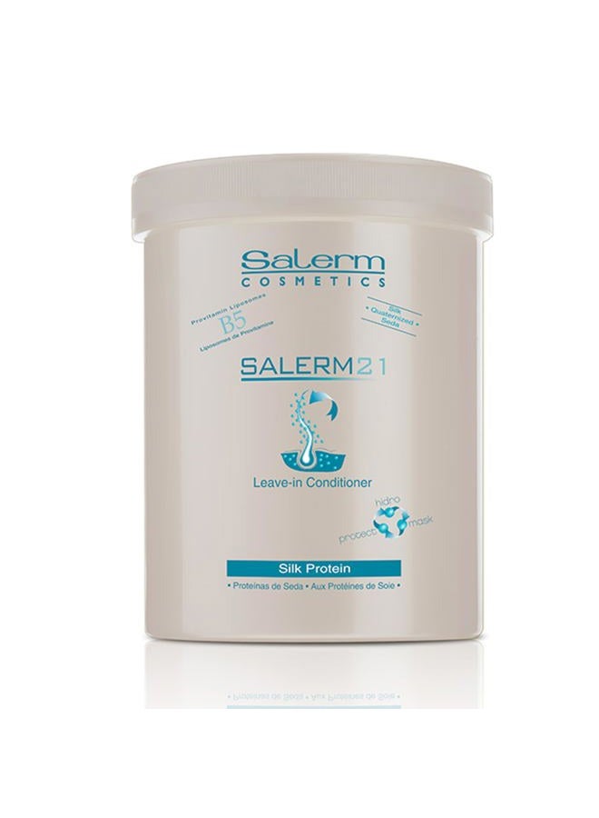 Instant Hair Conditioner 21 Silk Protein - 1000 ml - Leave-In or Rinse-Out Conditioner - with Silk Proteins - Heat Protector and Hydrating