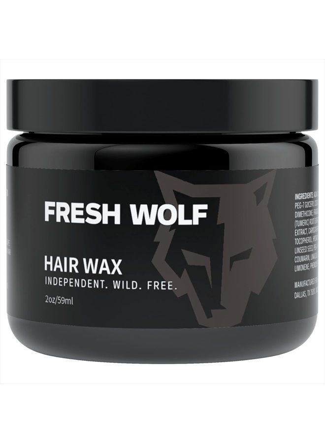 Hair Styling Wax For Men | Professional Medium Hold | Use on All Hair Types to Sculpt Natural, Classic + Ultra Controlled Styles | Made in the USA | 2 oz, Scented