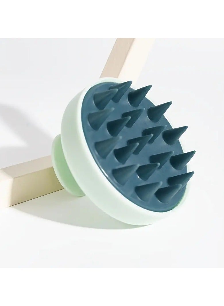 Soft Silicone Hair Massage Brush - Silicone Shampoo Hair Brush - Hair Washing Comb, Skin-friendly, Soft And Comfortable, Exfoliates Scalp Dead Skin, Three Colors Available
