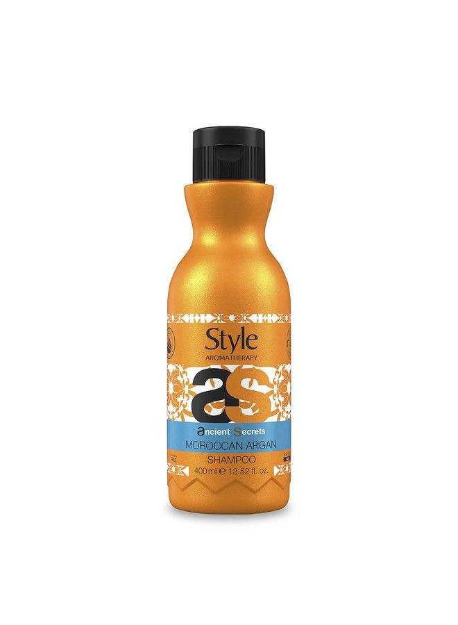 Style Aromatherapy Professional Moroccan Argan Shampoo with Argan Oil & Antioxidants | Controls Dry, Damaged & Frizzy Hair | SLS, Paraben & Salt Free | For All Hair Types | 400ml