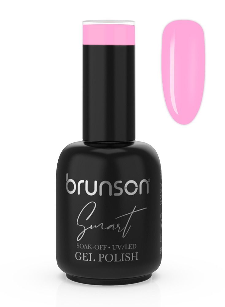Gel Nail Polish, 15ml Smart Gel Nails Glossy Shine Finish Long Lasting Soak off UV/LED Gel Polish for Nail Art French Manicure Pedicure Salon Quality Chip Resistant Gel Nail Extensions BSM028