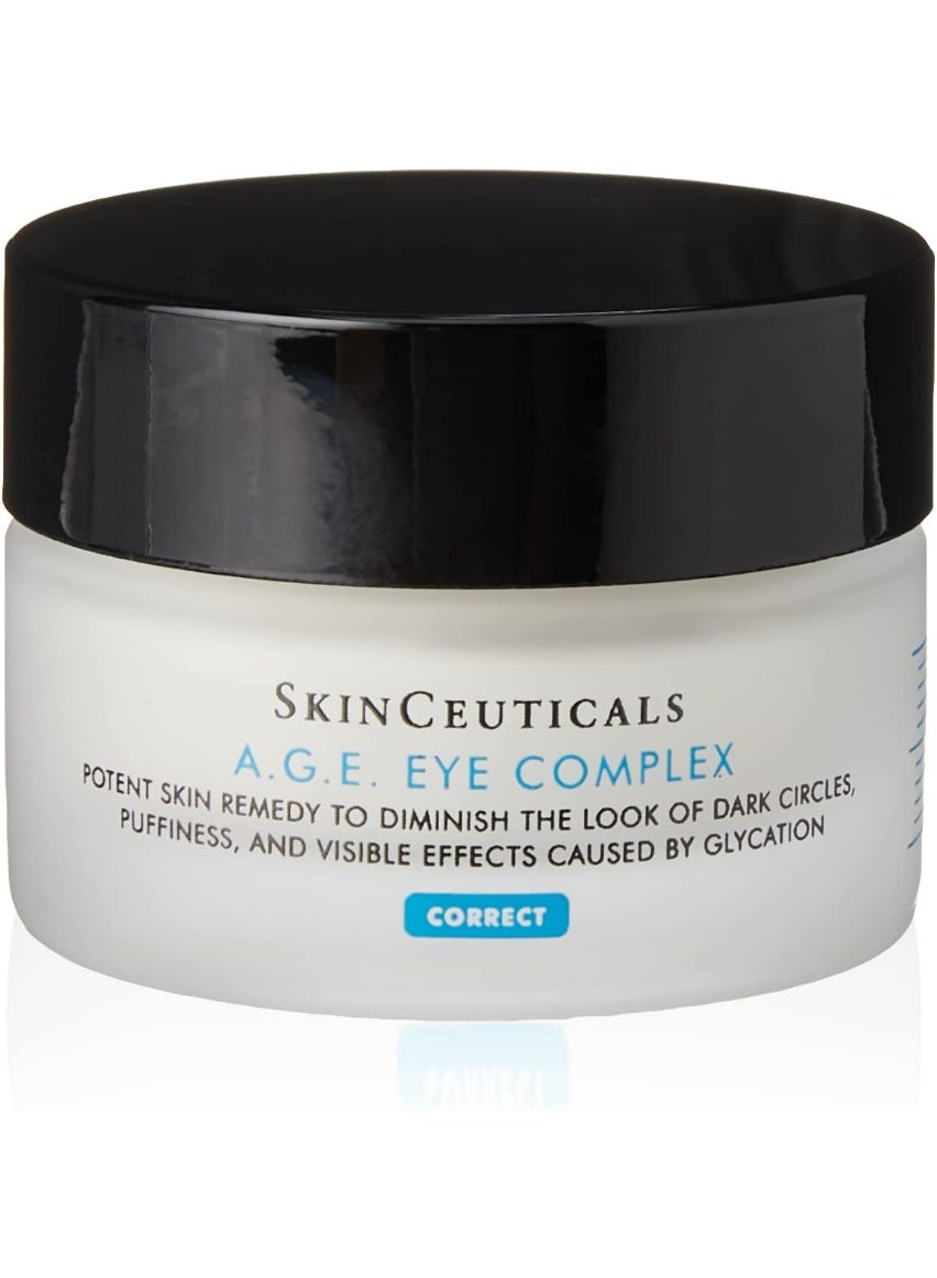 SkinCeuticals A.G.E. Eye Complex 0.5 oz Moisturizing Anti Aging Eye Cream with Vitamin E Helps Reduces Dark Circles, Puffiness