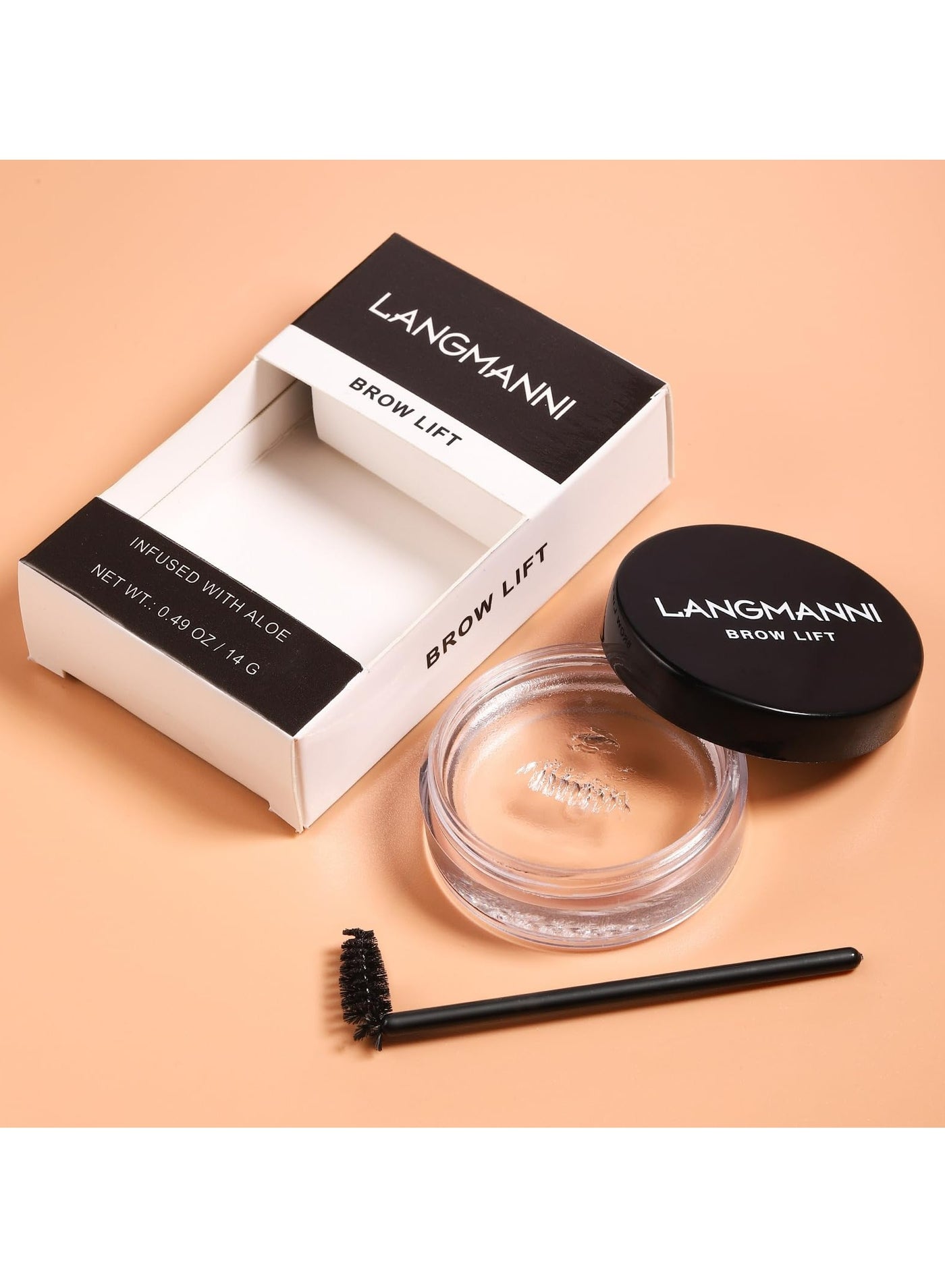 Langmanni 3D Shaping Eyebrow Gel: Long-lasting, Waterproof, Natural Brow Styler