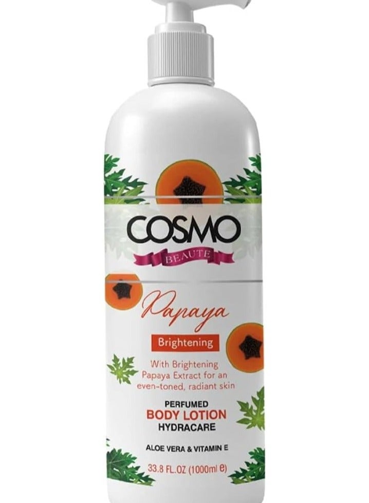 COSMO Beauté Papaya Body Lotion – 1000ml