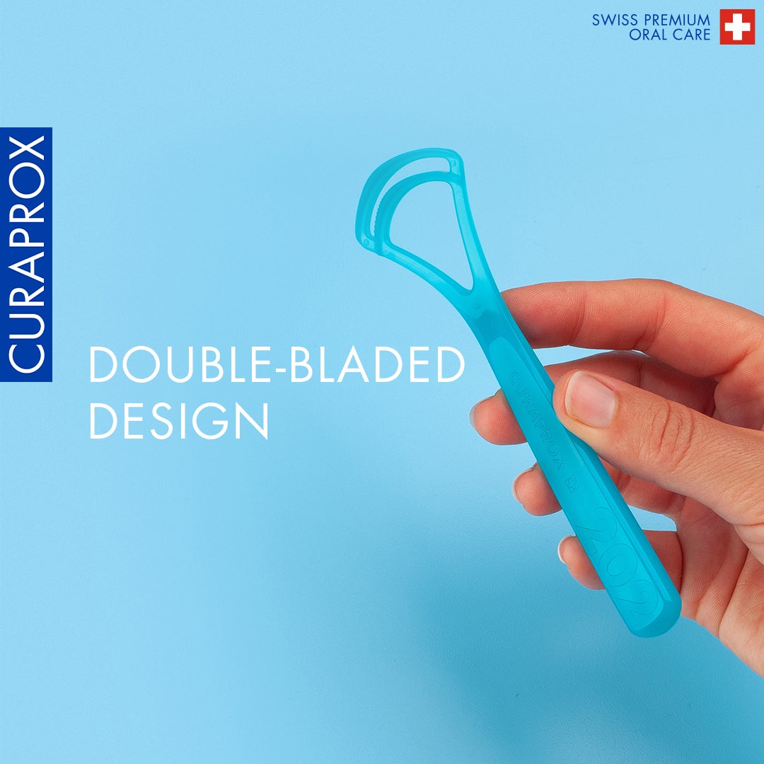 Double-Bladed Tongue Cleaner | Gently Removes Bacteria for Fresher Breath & Improved Oral Hygiene - image 2
