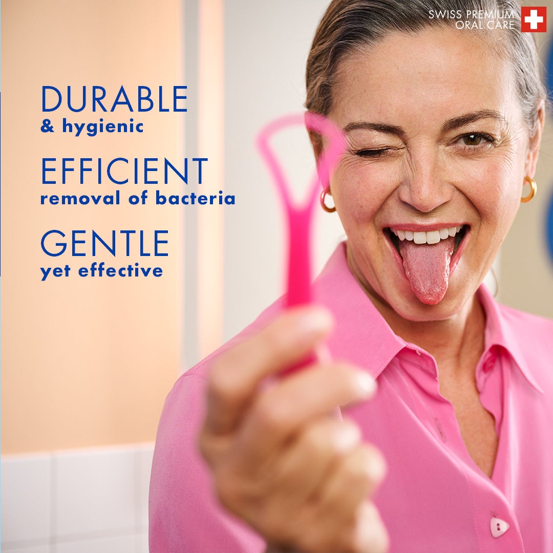 Double-Bladed Tongue Cleaner | Gently Removes Bacteria for Fresher Breath & Improved Oral Hygiene - image 3