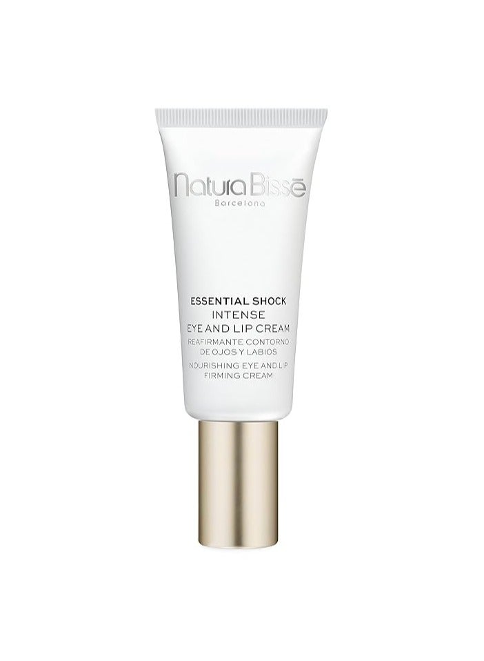 Natura Bissé Essential Shock Intense Eye & Lip Cream, Nourishing Eye & Lip Treatment, Firms, Rejuvenates & Revitalizes, For All Skin Types, 0.5 Oz