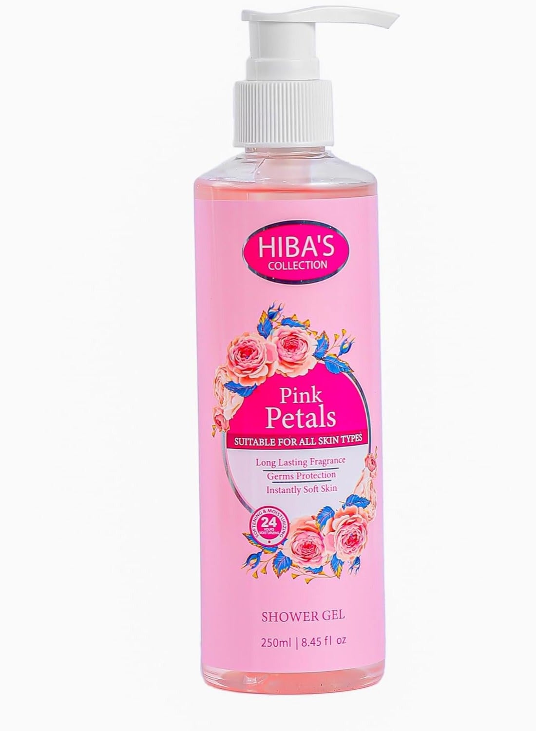 Pink Petals Shower Gel Gems Protection Intantly Soft Skin Suitable for All Skin Types 500ml