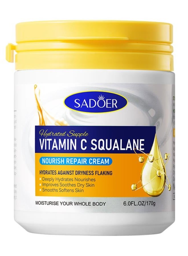 Hydrated Supple Vitamin C Squalane Nourish Repair Cream Hydrates Against 170g