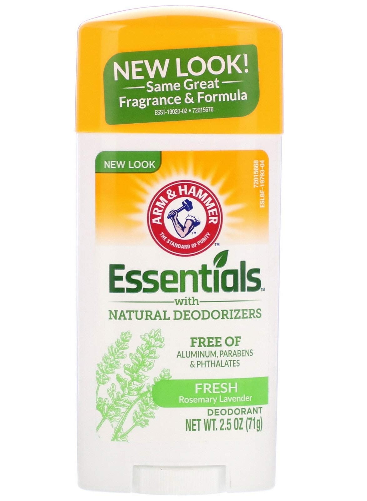 Essential with Natural Deodorizer Fresh Rosemary Lavender Deodorant 71g