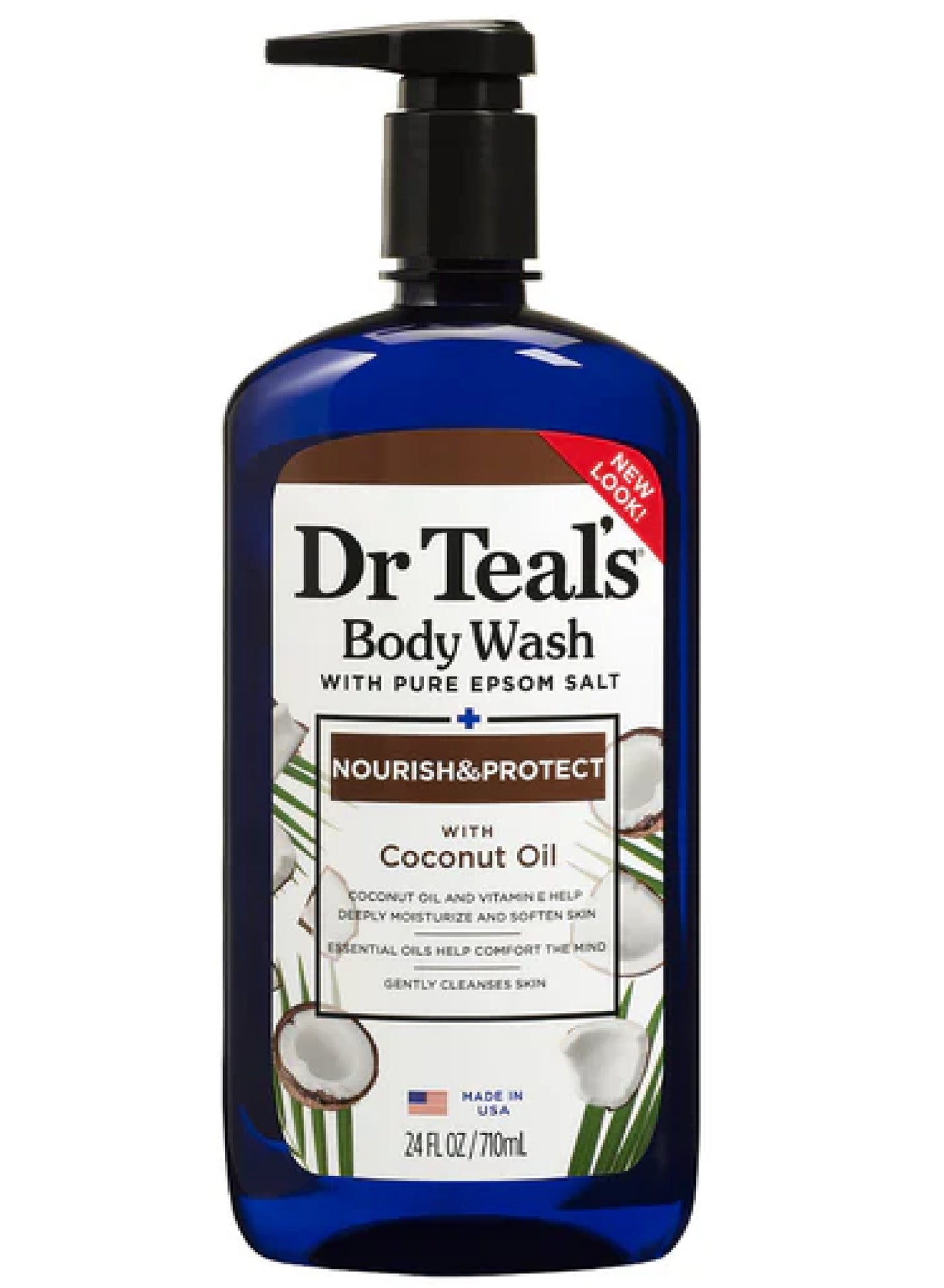 DR.TEALS NOURISH & PROTECT WITH COCONUT OILS BODY WASH 710ML