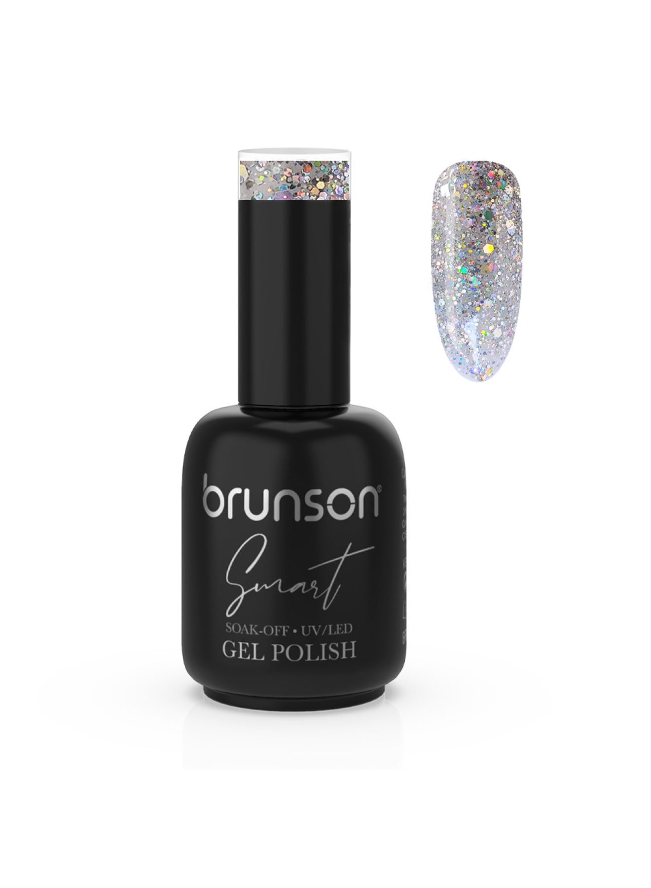 Gel Polish, 15ml Smart Gel Nails Glossy Shine Finish Long Lasting Soak off UV Gel Nal Polish for Nail Art French Manicure Pedicure Salon Quality Chip Resistant Gel Nail Extensions UV Gel Nail Paint