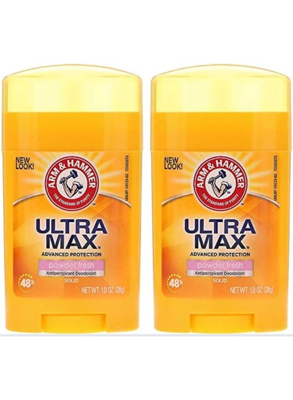 Ultramax Powder Fresh Solid Antiperspirant Deodorant - 28g 2PC