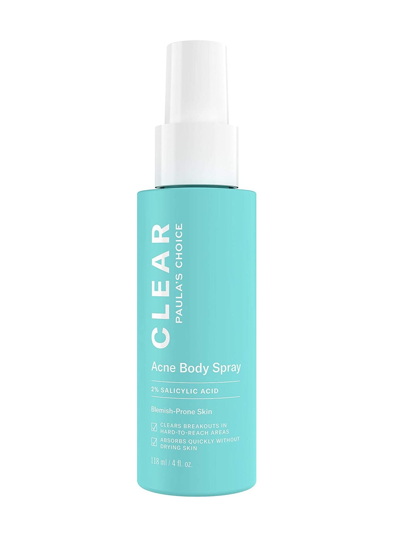 Clear Back and Body Acne Spray with Salicylic Acid