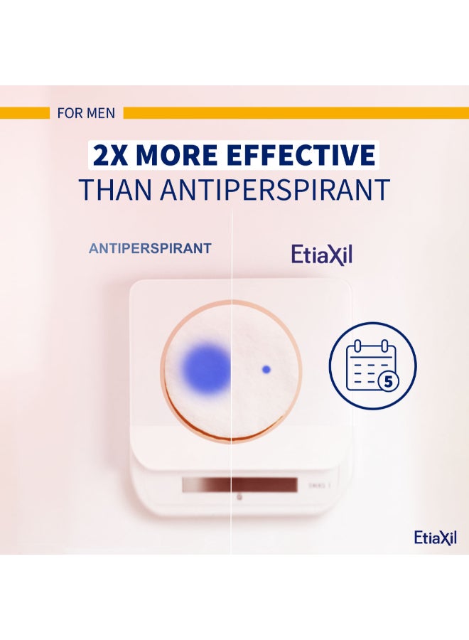 DETRANSPIRANT ANTIPERSPIRANT DEO MEN UNDERARMS 5 DAYS ROLL ON 15ML - image 5