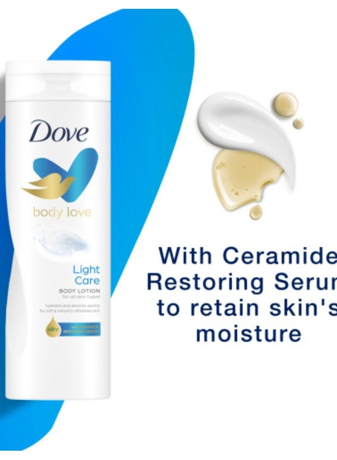 Body Love Fast Absorbing Body Lotion Light Care For All Skin Types 400ml