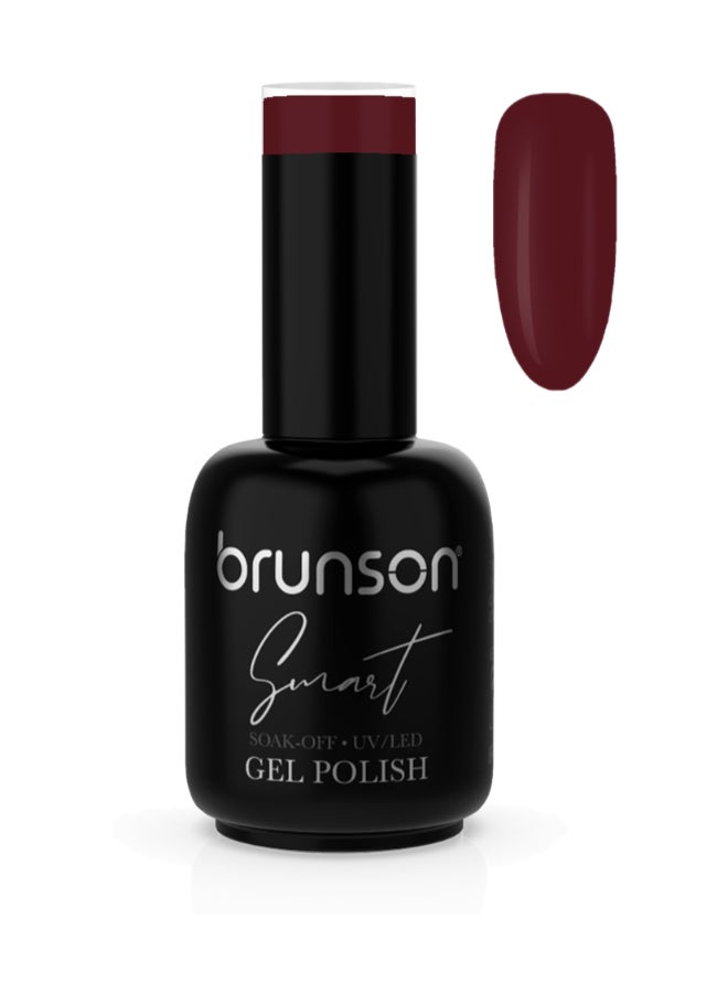 Smart Gel Polish 15ml – Glossy Shine Finish, Long-Lasting UV Soak Off Gel Nail Paint, Chip-Resistant, Salon Quality for Nail Art, French Manicure & Pedicure Extensions