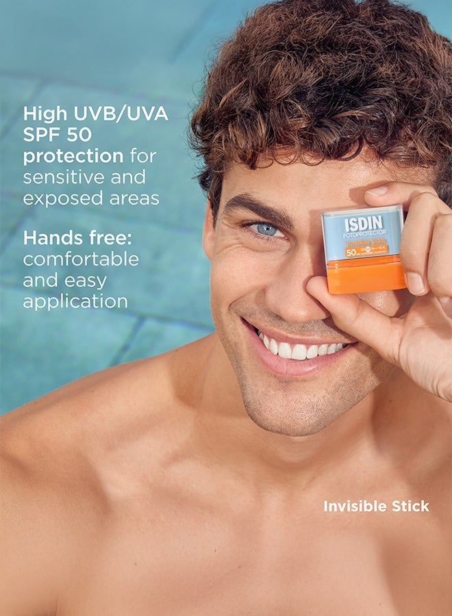 Invisible Stick SPF 50 Bundle (10 g) – High-Protection Broad-Spectrum Sunscreen for Face & Sensitive Areas, with SPF 50 UV Protection, Convenient On-the-Go Stick Application, Bundle Offer – Save 40% - image 3