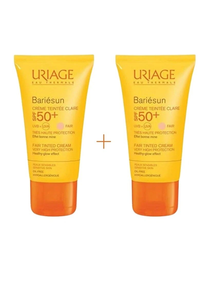Uriage Bariésun SPF50+ Crème T Fair Tinted 50ML (1+1)