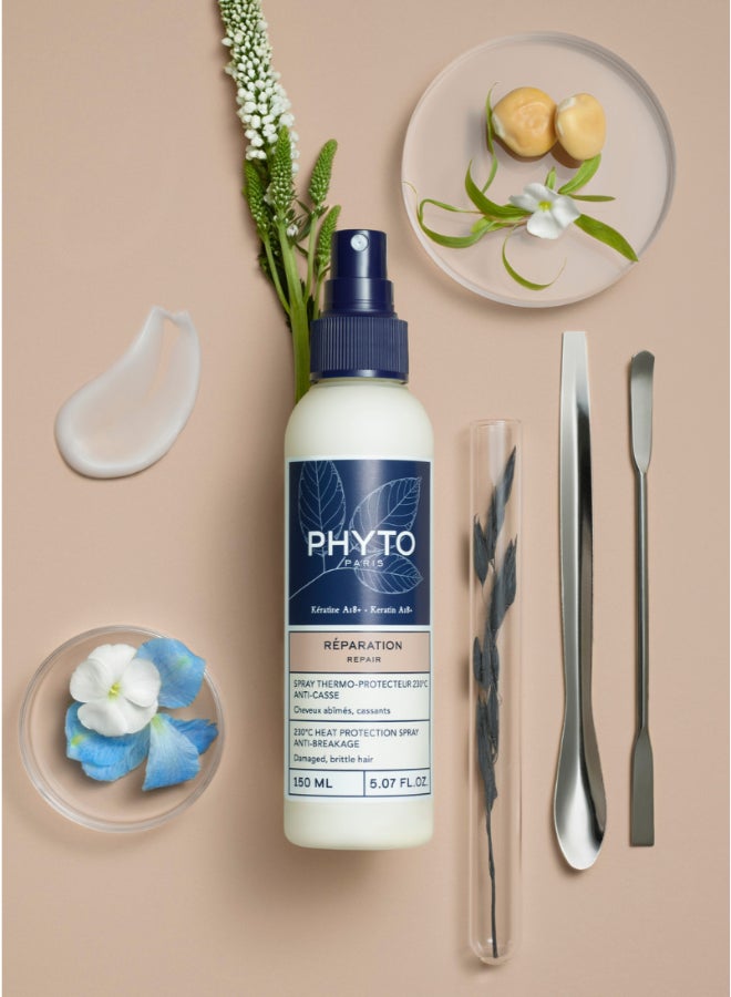 Phyto Repair Heat Protecting Spray - Protects the hair fibre from heat up to 230°C, silicone-free, No colourings 150ml - image 2