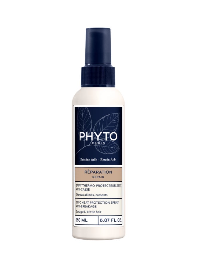 Phyto Repair Heat Protecting Spray - Protects the hair fibre from heat up to 230°C, silicone-free, No colourings 150ml