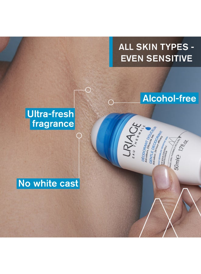 Douceur Gentle Roll On Deodorant Alpine Thermal Water Soothing And Long Lasting Freshness | For Sensitive Reactive Skin - image 2