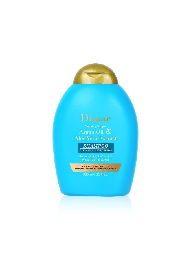 Soothing Scalp Argan Oil And Aloe Vera Extract Shampoo 385 ML