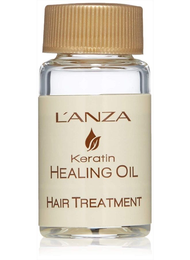 Keratin Healing Oil Treatment, Restores, Revives, and Nourish Dry Damaged Hair & Scalp, With Restorative Phyto IV Complex, Protein and Triple UV Protection (0.34 Fl Oz) Clear