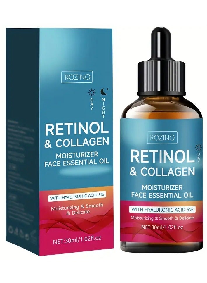 Retinol & Collagen Essence Oil Features Gentle Ingredients That Deeply Hydrate And Moisturize