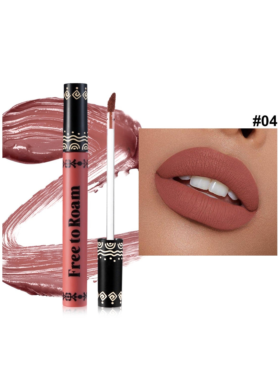 Maffick Lip Glaze Liquid Lipstick: Long-lasting, Non-sticking, Waterproof Lip Gloss Set for Free Romantic Expression