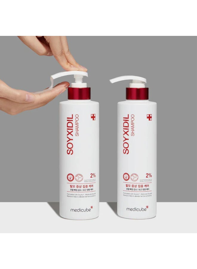 Medicube Soyxidil SoyAct Anti Hair Loss Shampoo Scalp Strengthening Hair Growth Microbubble Lather 490ml - image 3