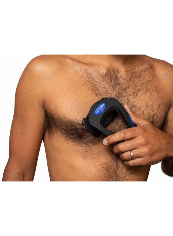 Bakblade Body Grooming, Bodblade Ergonomic Shaver, Shaving Chest, Arms & Stomach Region