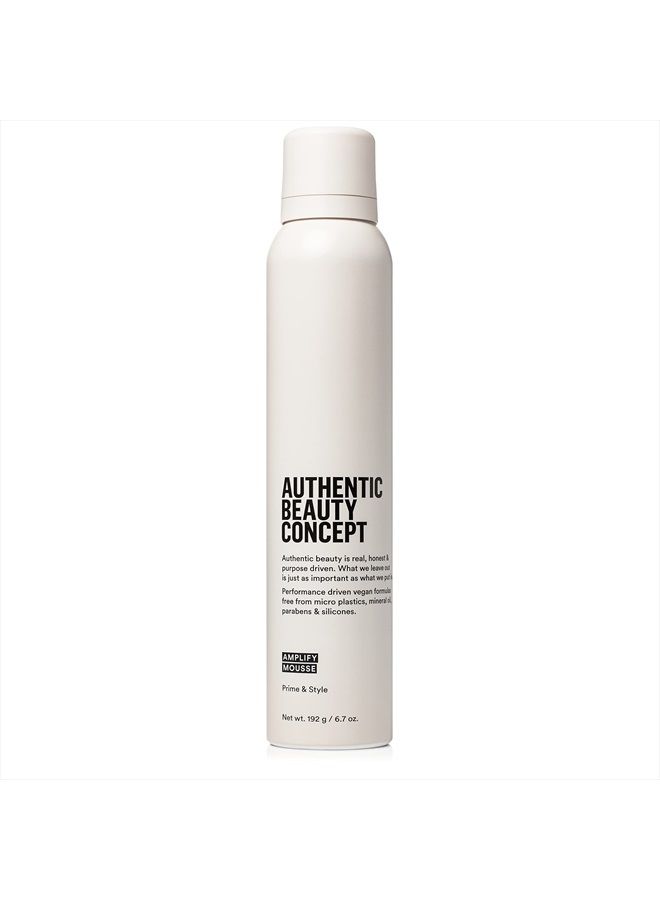 Amplify Mousse | All Hair Types | Adds Light Grip to Hair | Vegan & Cruelty-free | Silicone-free | 6.7 oz.